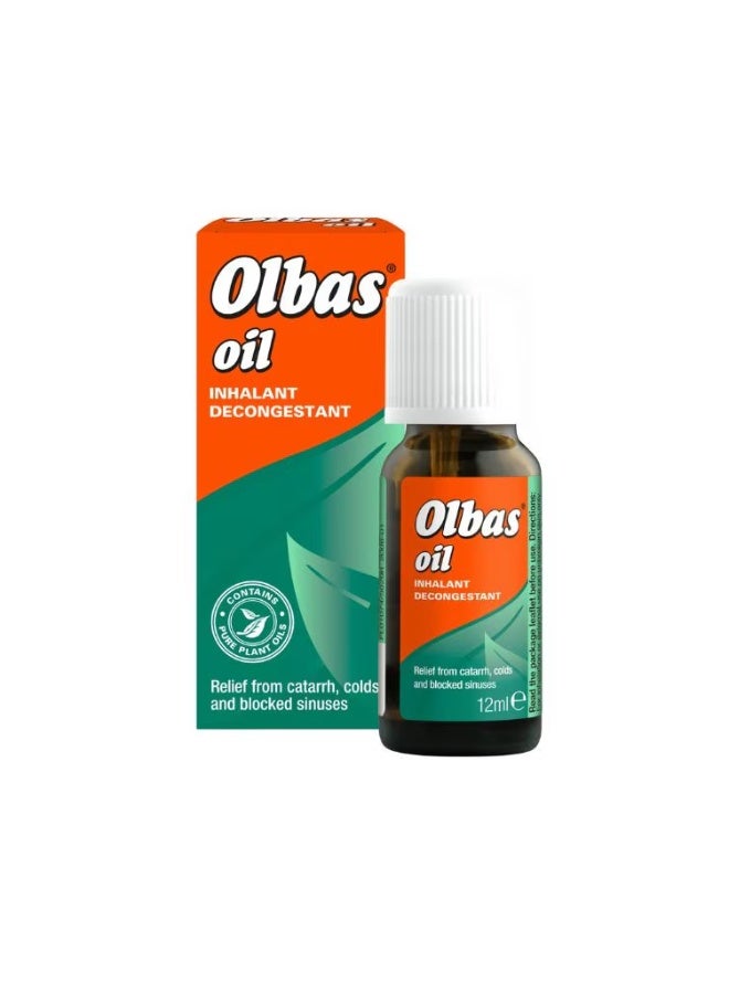 زيت أولباس للاستنشاق مزيل الاحتقان، 12 مل